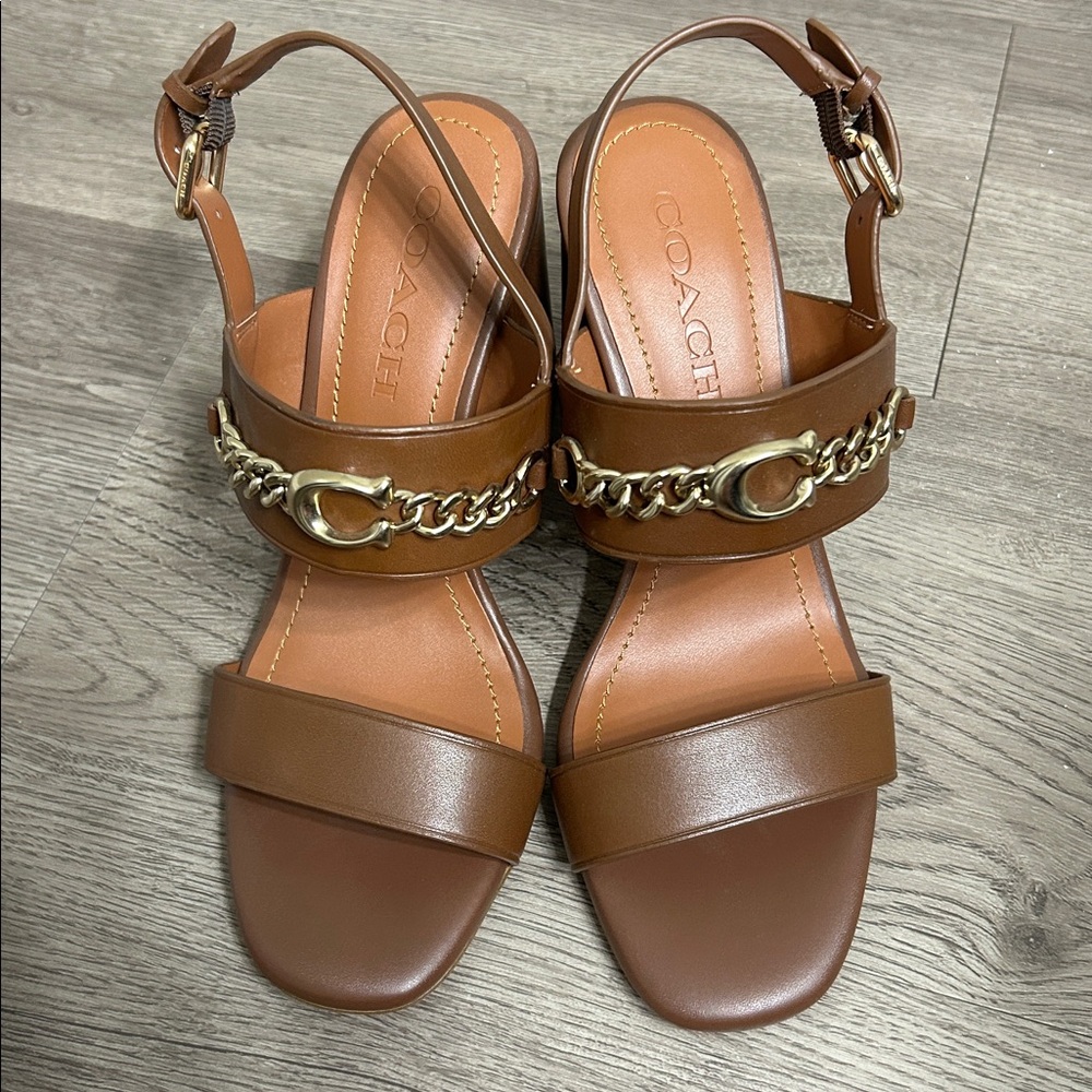 Coach Mari 85 Leather Sandals